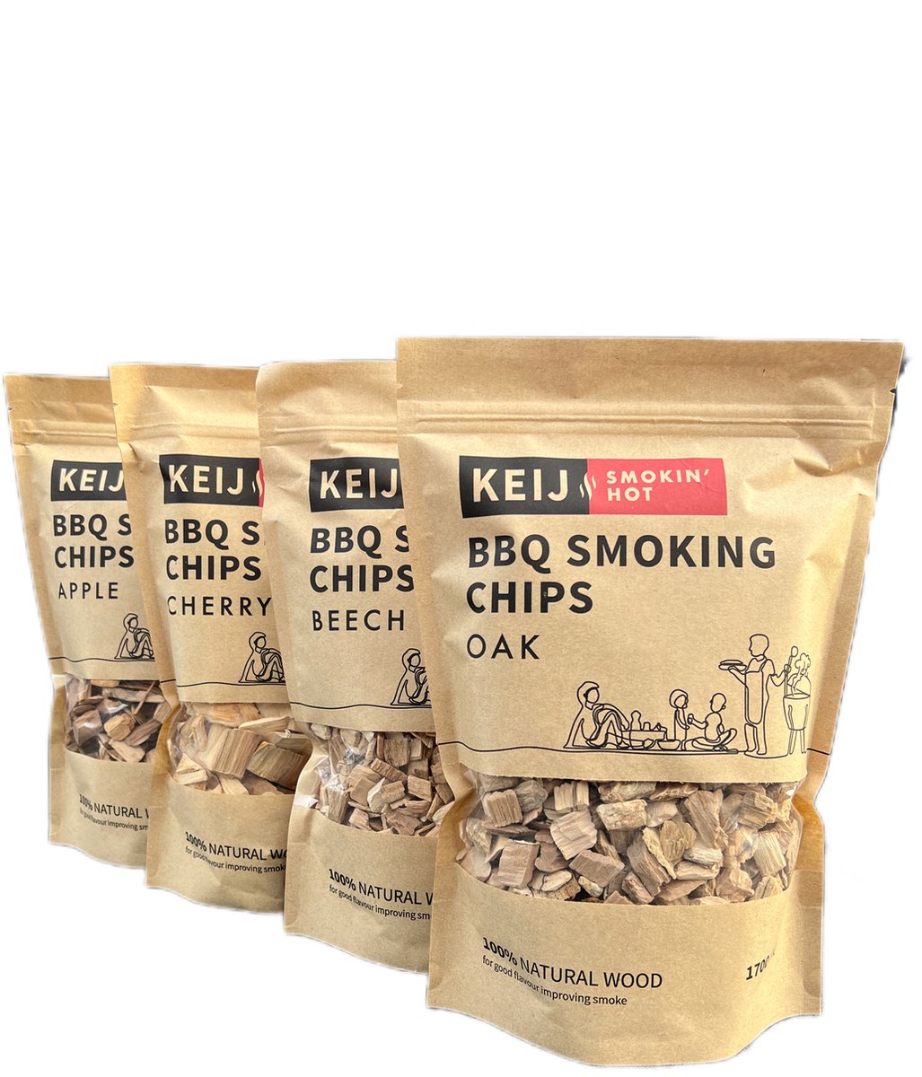 Voordeelpakket Rookhout Chips - Keij Smokin' Hot