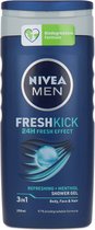 Nivea Men Fresh Kick Shower Gel - 250 ml