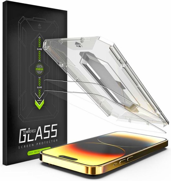 Apple Iphone 14, Iphone 13 Pro, Iphone 13 Screenprotector met Montage