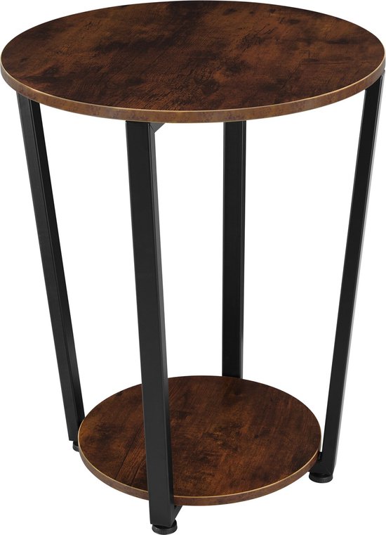 Nachtkastje in vintage bruin - bijzettafel | VASAGLE van SONGMICS