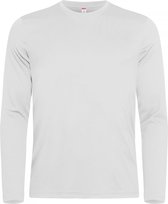 Clique Basic Active-T L/S 029040 - Wit - L