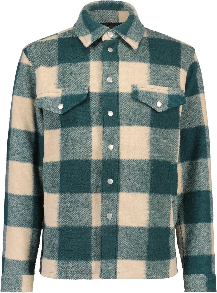 Goosecraft Overhemd Gc Ringostar Overshirt 122262001 Green Check Mannen Maat - L