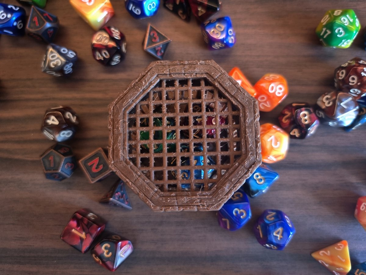 Doumneou 4 Stuks Dobbelstenen Hexagon Dobbelstenen Rolling Houder Vouwen Lederen Dobbelstenen Trays Opbergdoos Voor Dobbelstenen Games Zoals Rpgtable Games
