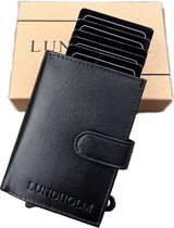 Lundholm luxe pasjeshouder mannen met portemonnee met RFID anti-skim bescherming - Lundholm Örebro serie