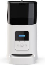 Lovely Pets – voerautomaat met smartphone besturing – automatisch voerbak – automatisch voedingsschema; plan vaste eetmomenten – voerbak voor kat en hond – inhoud 6L - wit