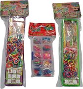 Loom Twister accessoires - 2x Loombord - 2x Doos hangers - 400 bandjes