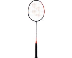 Foto: Yonex astrox 77pro badmintonracket bespannen oranje zwart