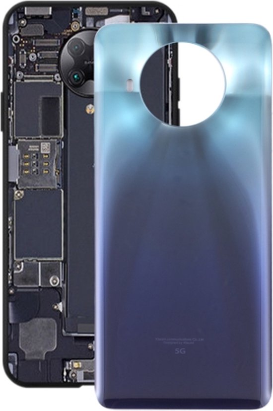 Glass Battery Back Cover for Geschikt voor Xiaomi Redmi Note 9 Pro