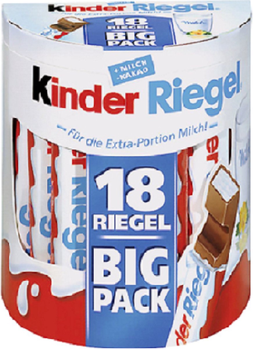 Kinder Maxi Riegel Barre de Chocolat au Lait 21 g (Paquet de 36