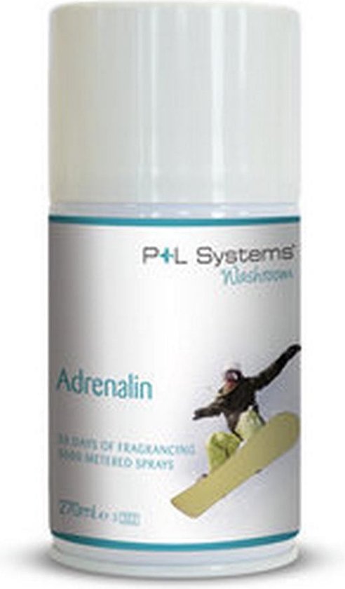 P+L luchtverfrisser vulling Adrenalin 250 ml