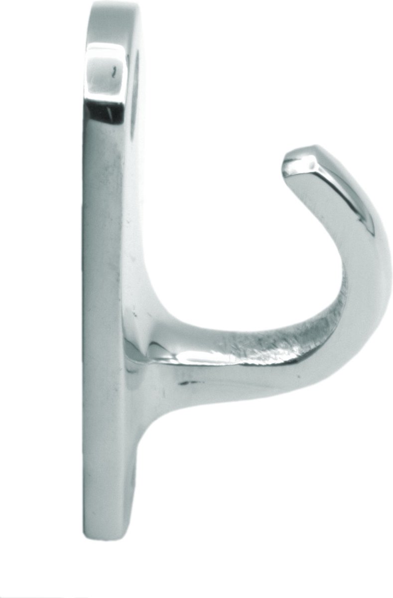 Handdoekhaak Enkel rechthoekig - Chroom - S&B 594000.6