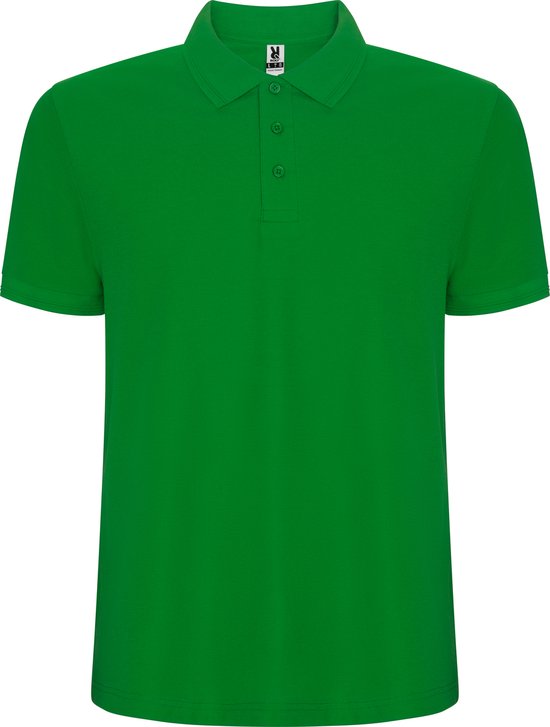 Gras Groen heren unisex Polo korte mouwen Pegaso merk Roly maat XXL