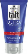 Taft Ultra Styling Gel "Ultra Strong" Sterkte 4 - Blauw / Zilver - Kunststof / Haargel - 150 ml - Set van 2 - Gel - Styling - Haar - Haarverzorging - Haargel