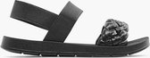 graceland Zwarte sandaal gevlochten - Maat 36
