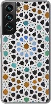 Geschikt voor Samsung Galaxy S22 Plus hoesje - Een Marokkaanse Mozaïekdetail - Siliconen Telefoonhoesje