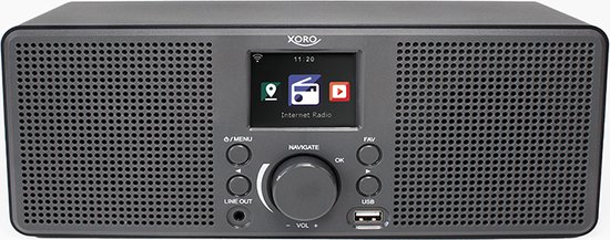 Xoro HMT420 Wlan Internet radio , kleuren scherm - podcast - weerstation