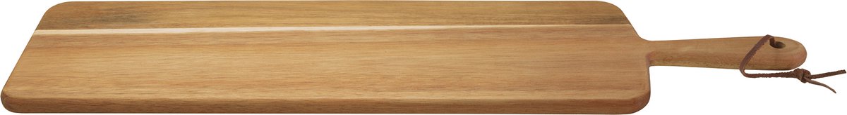 Point-Virgule lange serveerplank met handvat uit acaciahout 60x15x1.5cm