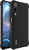 For HTC Desire 22 Pro 5G IMAK All-inclusive Shockproof Airbag TPU Case with Screen Protector(Matte Black)