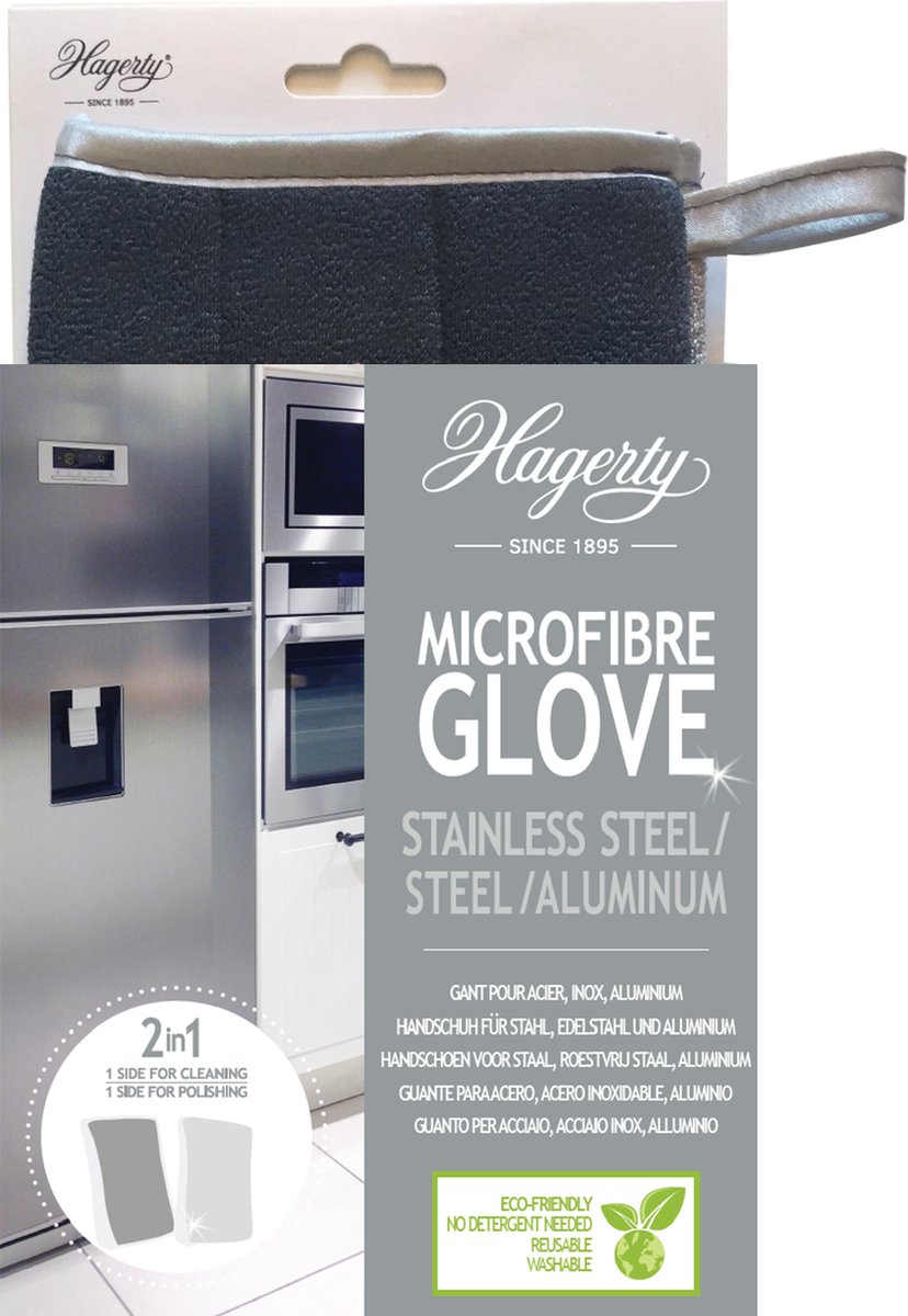 Goedkoopste Hagerty Microfiber Gloves onderhoudshandschoen voor roestvrij staal en RVS