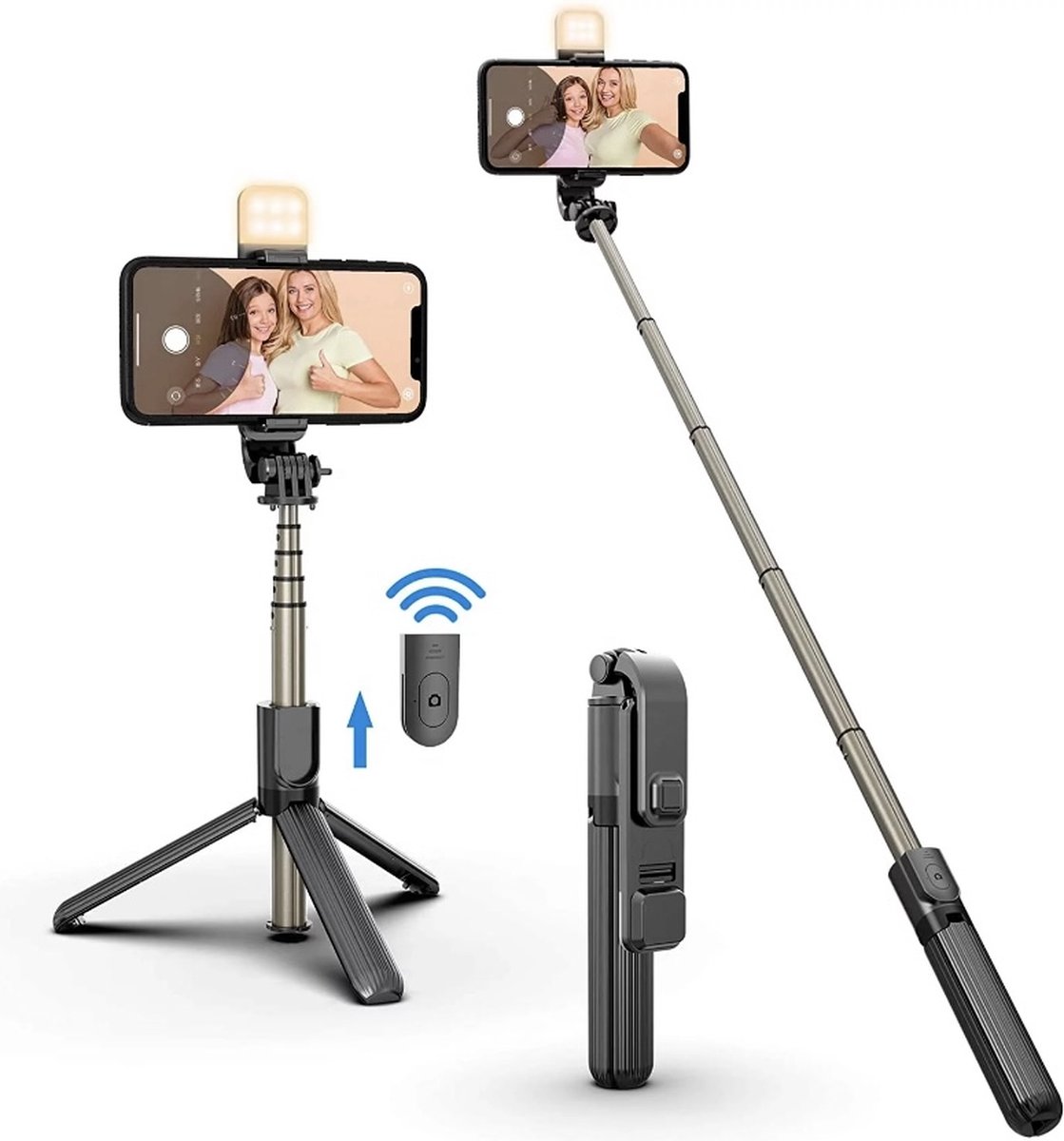 Gaeirt Selfie-statief, Stabiel Statief Selfie Stick-statief Voor Op Reis Voor Livestreaming