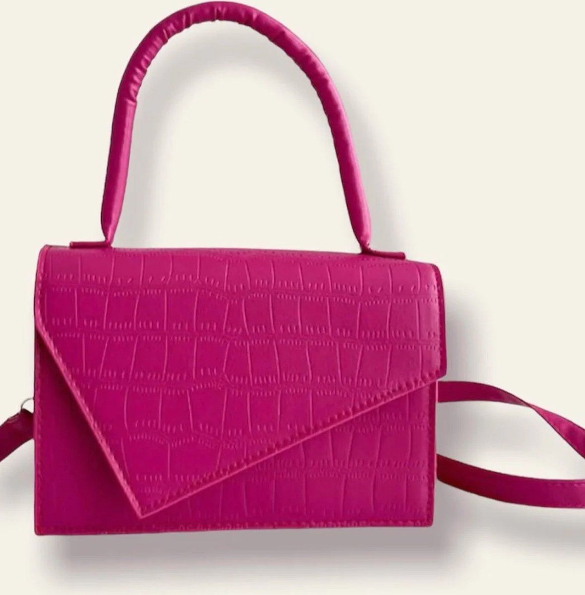 Pink schoudertas - Fanciy.nl - tas - tassen - roze - goud - pink - slangen print