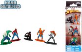 Spiderman Nano Metalfigs figuren - 5 pack - 5 cm groot