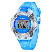 SYNOKE 99329 waterdicht lichtgevend sport elektronisch horloge voor kinderen (blauw)