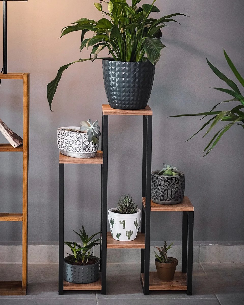 Pochon Home Table Plantes 6 Plantes M tal Support Plantes pochon-home-table-plantes-6-plantes-m-tal-support-plantes