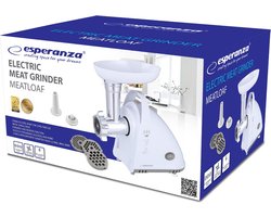 Esperanza EKM031 Vleesmolen. Wit 2000W
