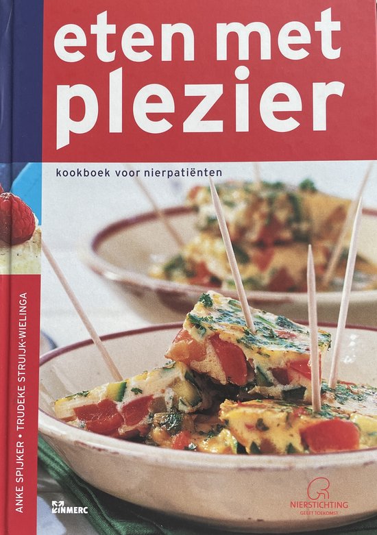 Cover van het boek 'Eten met plezier' van A. Spijker en T. Struijk