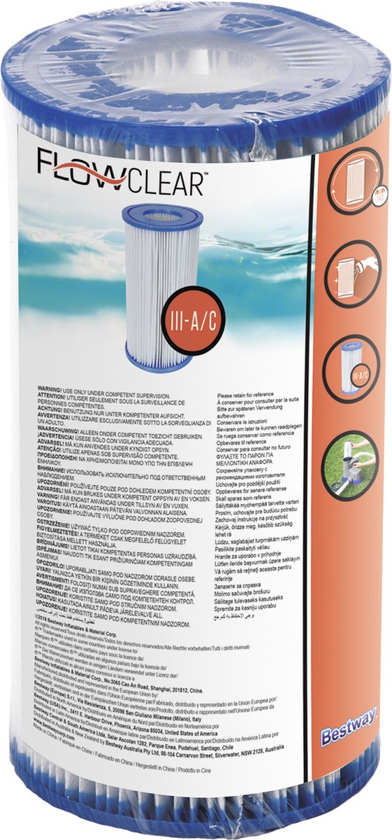 Bestway Filtercartridge type III
