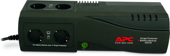 APC Back-UPS BE325-GR - Noodstroomvoeding / 4x stopcontact / 325VA