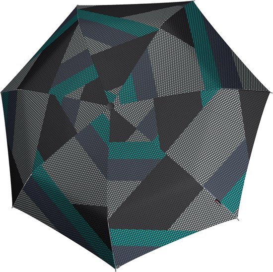 Knirps Manual Piccolo Pocket Umbrella 20 cm, Black Black