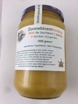 Honingland : Zonnebloemhoning & Gember, miel de tournesol & gingembre ( crème ) 1000 gram.