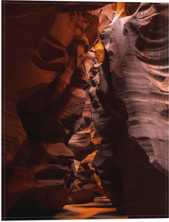 WallClassics - Vlag - Antelope Canyon - Arizona - 30x40 cm Foto op Polyester Vlag