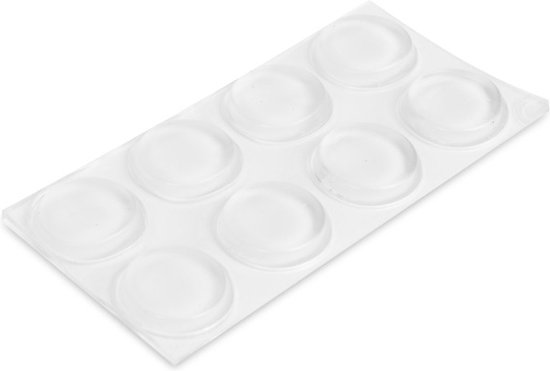 YSANO 2 packs deurstopper siliconen rubberen keuken 160 stks kast zelfklevende stop demper buffer pad meubels hardware (Color : 2pack 15x2MMx30pcs