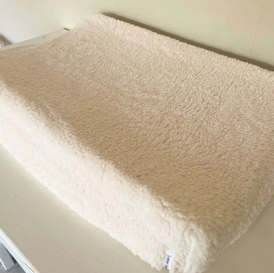 Product: Label Spruit - Teddy aankleedkussenhoes - ecru - beige, van het merk Label Spruit