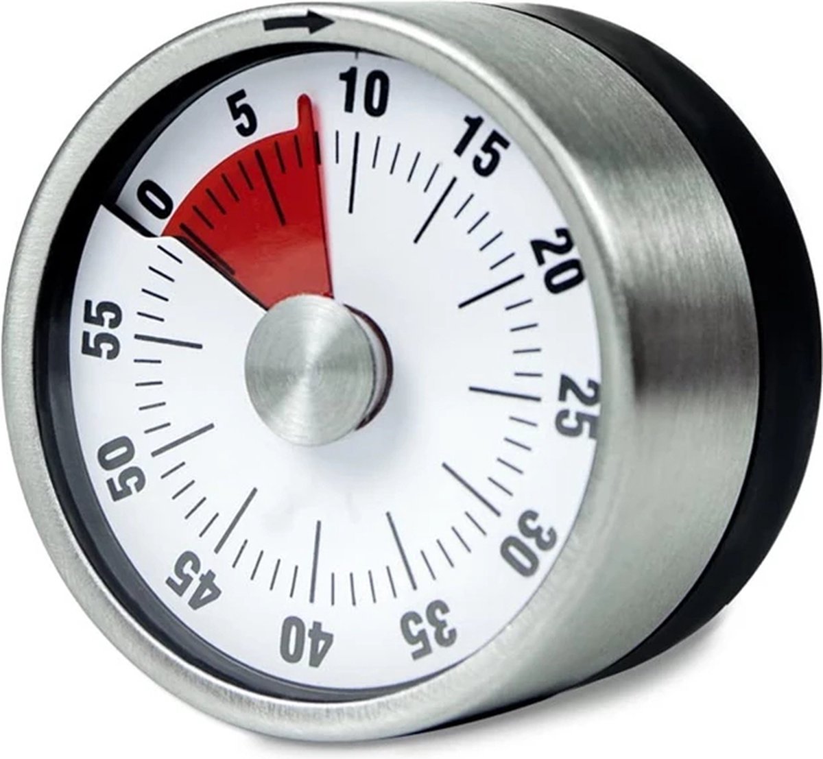 Time timer - Leerklok - Time timer voor kinderen - kookwekker - Timer - Diameter 5,8 cm - Batterijloos