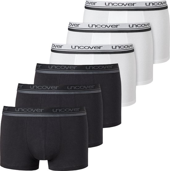 uncover by Schiesser Lot de 6 shorts/pantalons rétro pour homme Basic