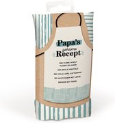 Keukenschort Papa's recept - Recept Cadeautip !!