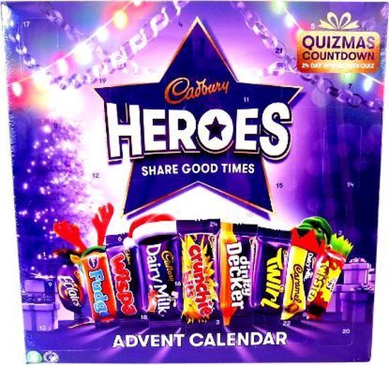 Cadbury Heroes Advent calendar 230g bol com