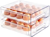Set de boîtes de Bocaux de conservation - Bocaux de rangement - Ensemble de boîtes de rangement frais, Organisateur de réfrigérateur-Réfrigérateur, Cuisine, Armoires