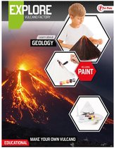 Explore wetenschap set-maak een vulkaan