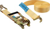 TOOLCRAFT Spanband (tweedelig) Trekkracht (lc) vastbinden (enkel/direct)=2000 daN (l x b) 8000 mm x 50 mm Ratelinrichti