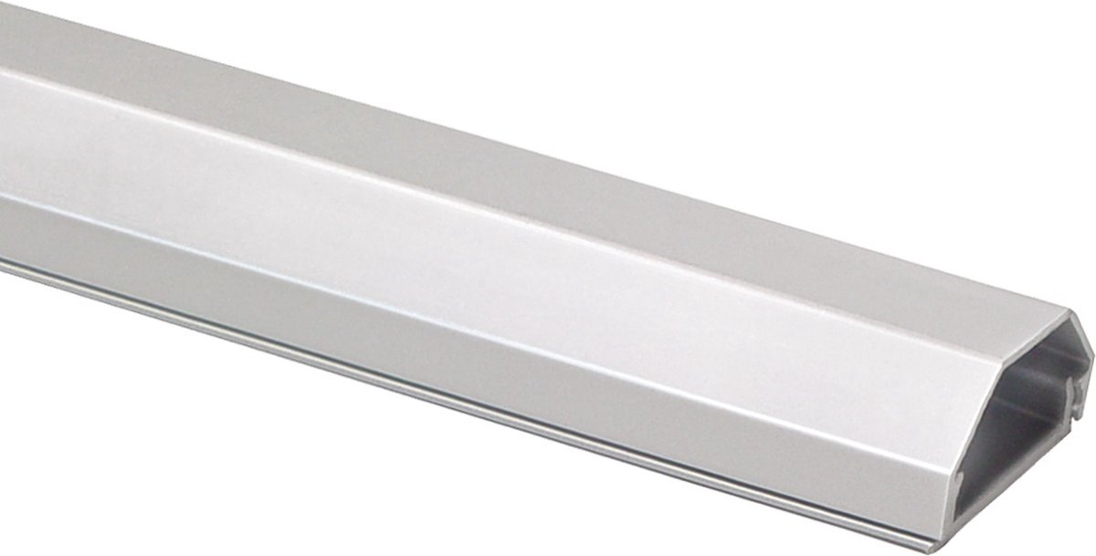 My Wall Aluminium kabelgoot - 110 x 5 cm / zilver