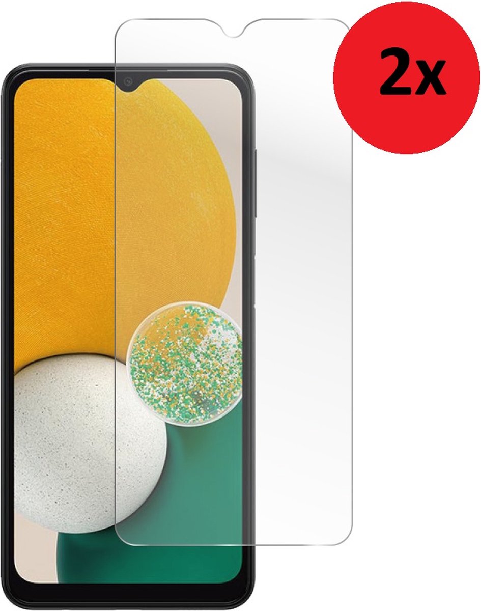 Geschikt voor Samsung Galaxy A04s Screenprotector - A04s Tempered Glass 2x