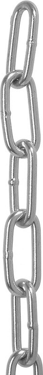 Metalen schakelketting - 2mm - DIN 5685C - Per 5 meter