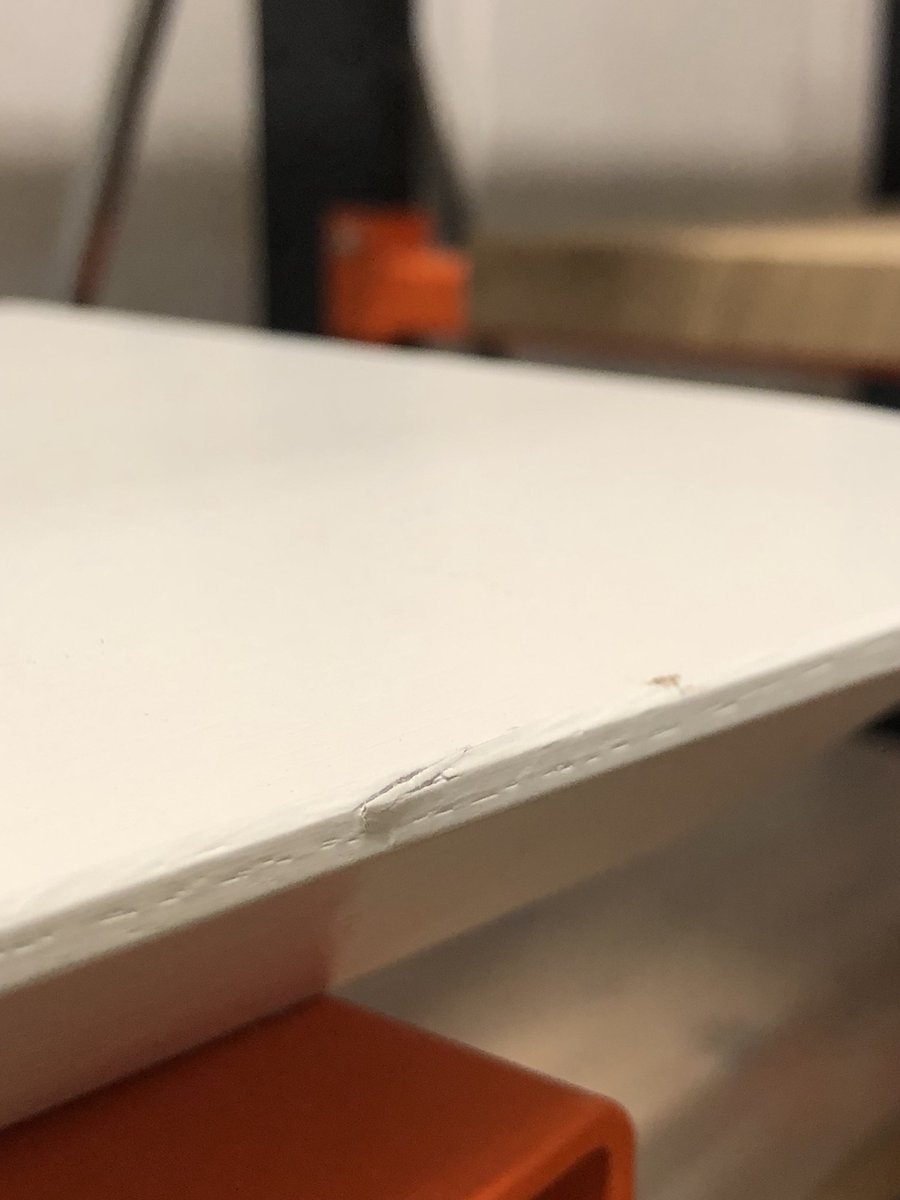 Zwevende wandplank facet wit gelakt - 100cm