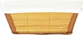 WENKO 21630100 opbergmand Bamboo M natuur - badmand, bamboe, 19,5 x 9 x 15 cm