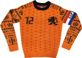Ugly Christmas pull - Équipe nationale des Pays-Bas - Coupe du monde 2022 - Oranje - Taille S